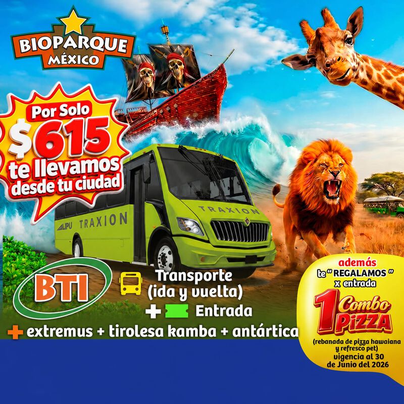 Bioparque + Transporte Incluido Cdmx Metro Atla... image number null