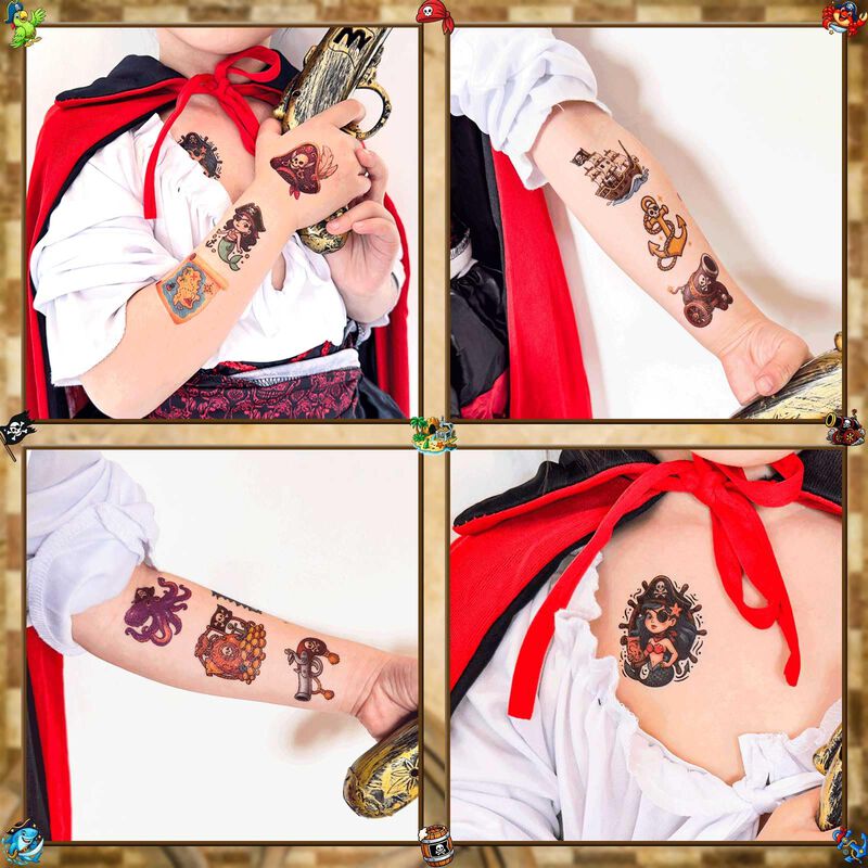 Tatuajes Temporales Ozepao 100 Piezas 5 cm Tema... image number null