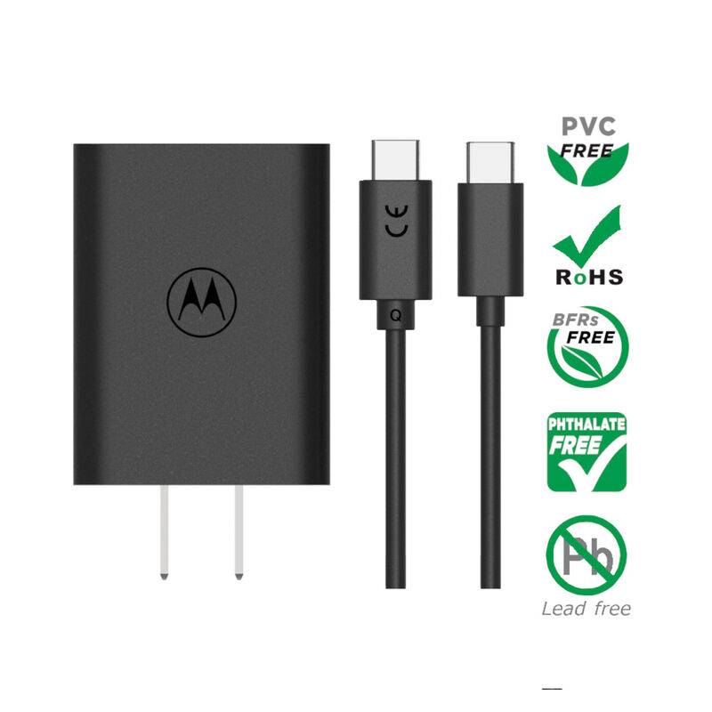 Cargador MOTOROLA 50 w Salida Duo Usb-A Y C Tur... image number null