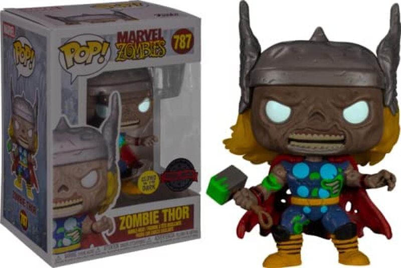 Funko Pop! Marvel Zombies Zombie Thor. Brilla E... image number null