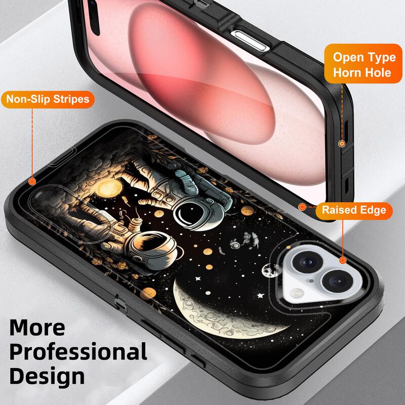 Funda BFUKVOU para iPhone 17 de 6,3" con Soport... image number null
