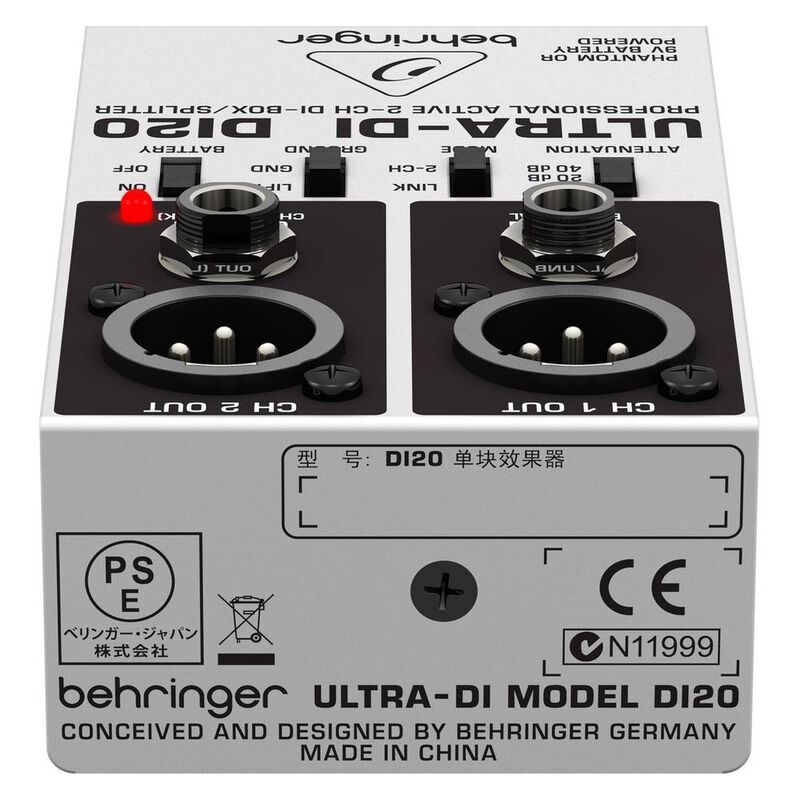 Behringer Caja Directa Profesional 2 Canales Di... image number null