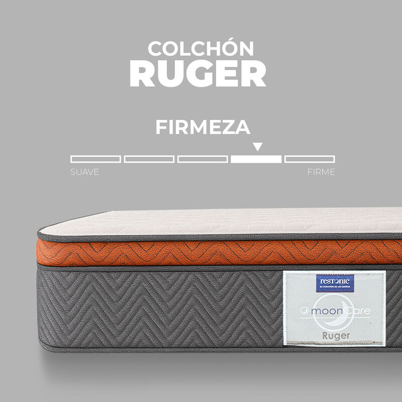 Colchón King Size Restonic Ruger Tecnología Moo... image number null