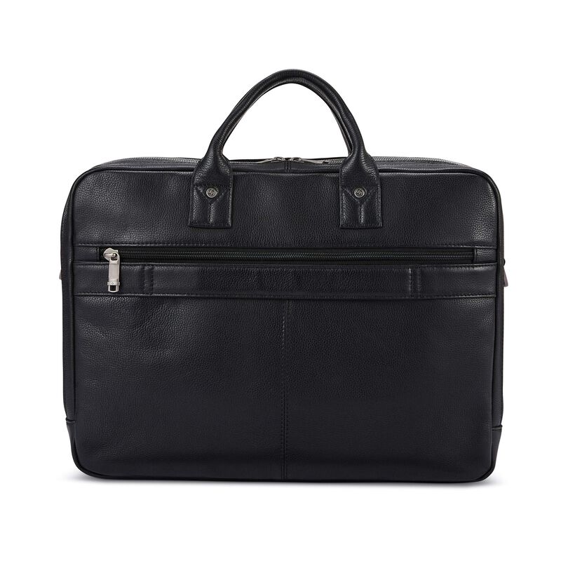 Malet&iacute;n Samsonite Classic Leather Toploader Neg... image number null