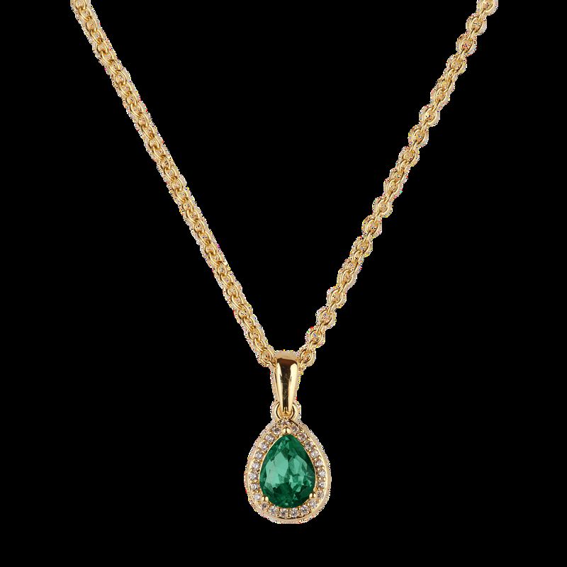 Collar Oro 14k Zirconia C&uacute;bica Regalos Joyer&iacute;a ... image number null