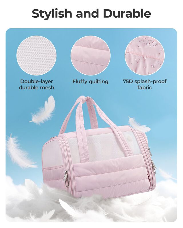 Transport&iacute;n Para Mascotas Bagsmart 46 cm Plegab... image number null