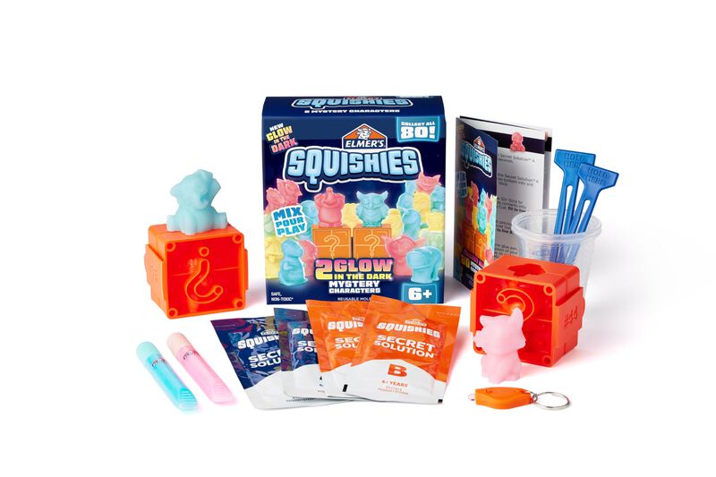 Kit De Actividades Elmer's Squishies Que Brilla... image number null