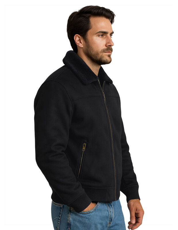 Chamarra Chaqueta Hombre Gamuza Afelpada Vintag... image number null