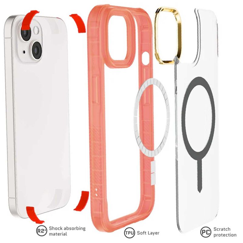 Funda Ghostek Covert Mag Para Iphone 15 Rosa image number null