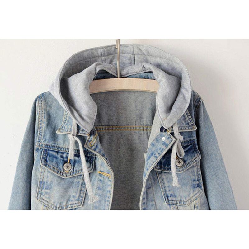 Chaqueta Vaquera Lifeshe con Capucha Desmontabl... image number null
