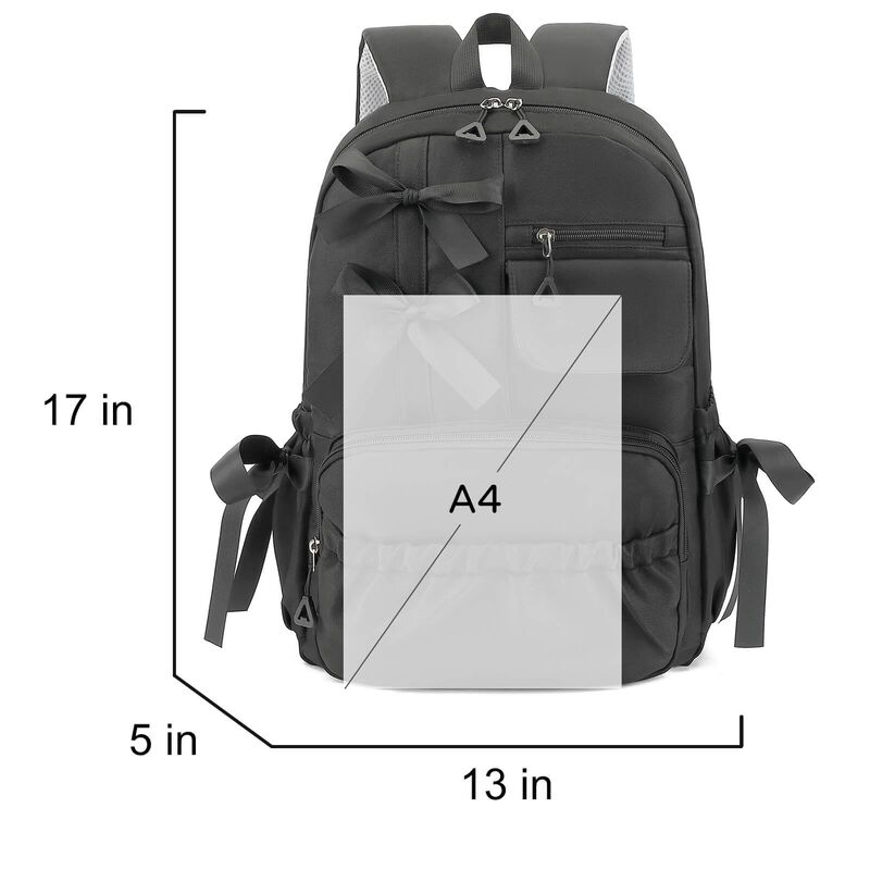 Mochila Escolar Rtgnei 33x14x43 Cm Con Lazo Par... image number null