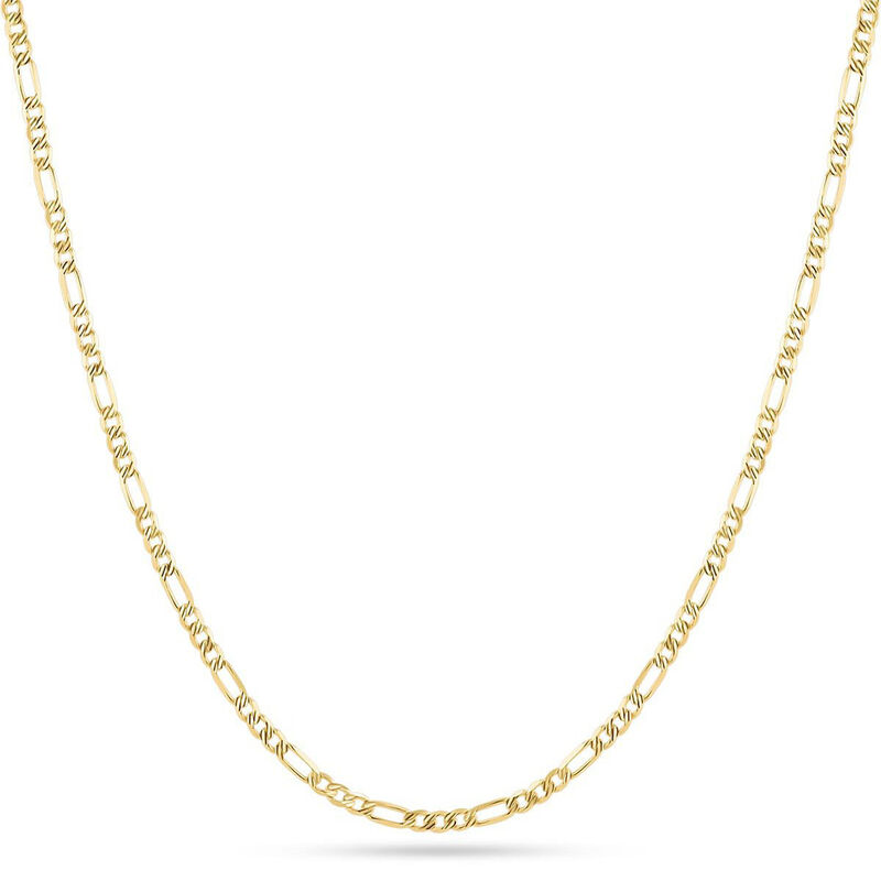 Cadena De Oro Amarillo 14K 3X1 (55Cm - 3.15Mm A... image number null