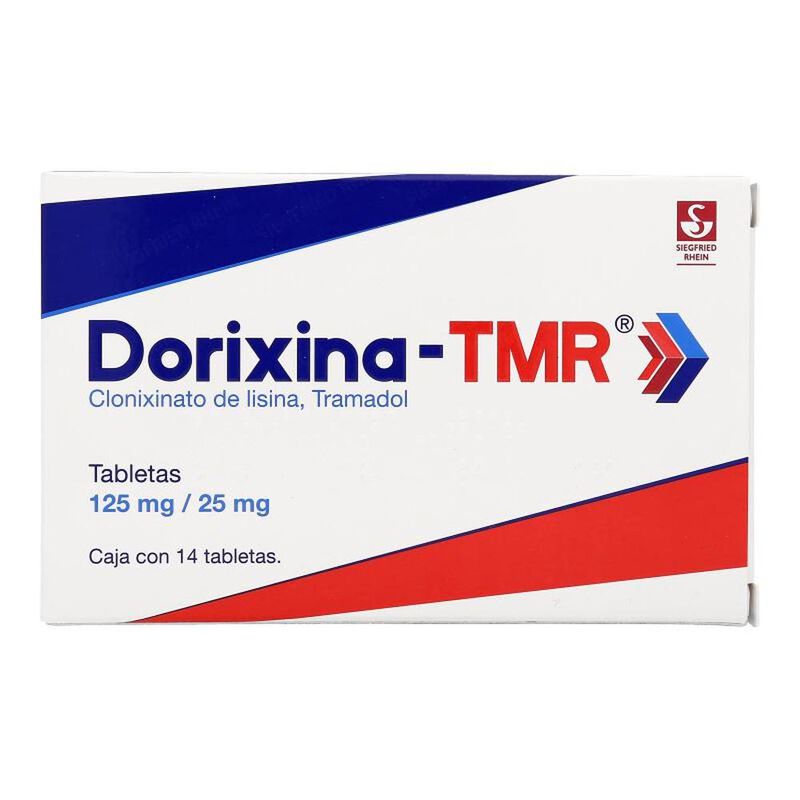 Dorixina Tmr 125 mg /25 mg caja 14 tabletas image number null