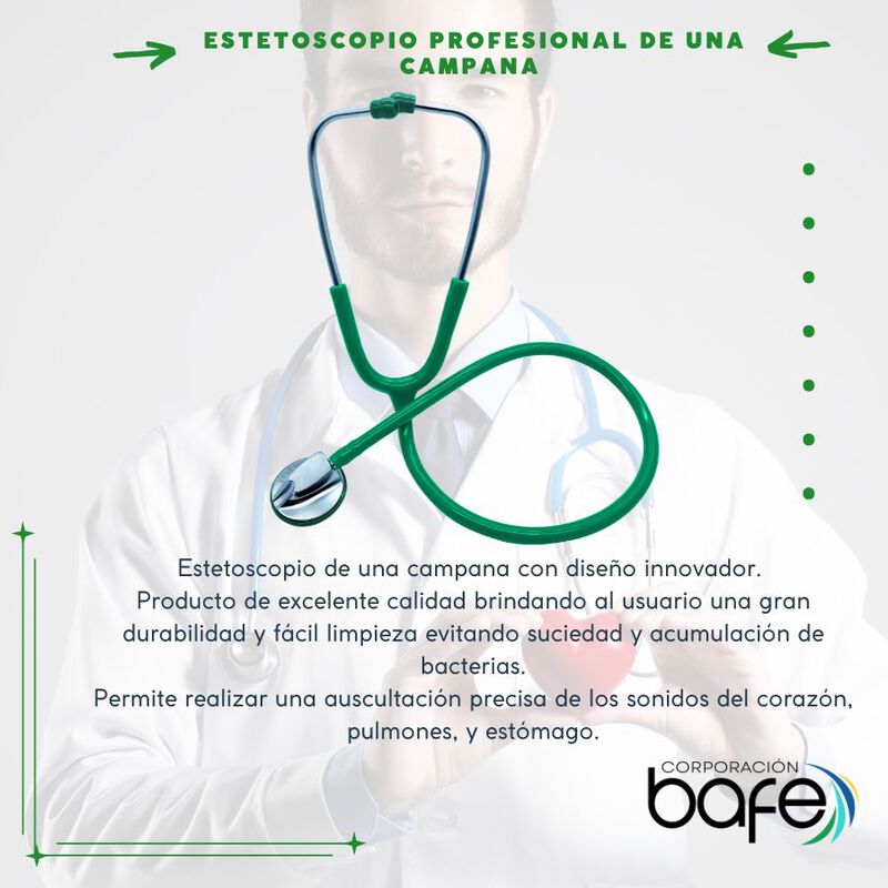 Estetoscopio Profesional De Una Campana Edici&oacute;n... image number null