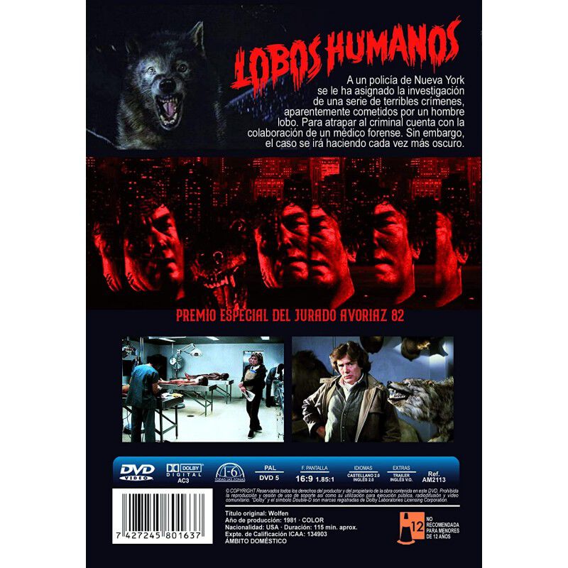 Lobos Humanos (Caratula Reversible) (Wolfen) [D... image number null