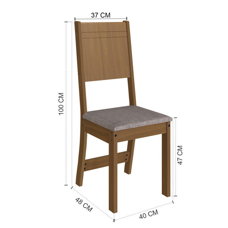 Comedor 4 Sillas Mesa Rectangular &Eacute;vora/lisboa ... image number null