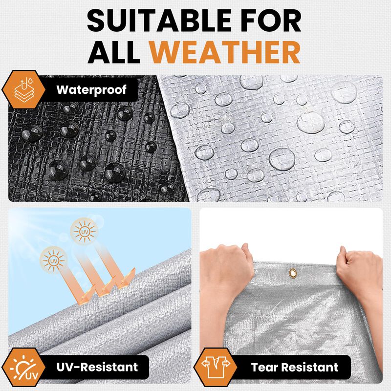 Lona Yumatum 3x3 m 16 mil Resistente Impermeabl... image number null