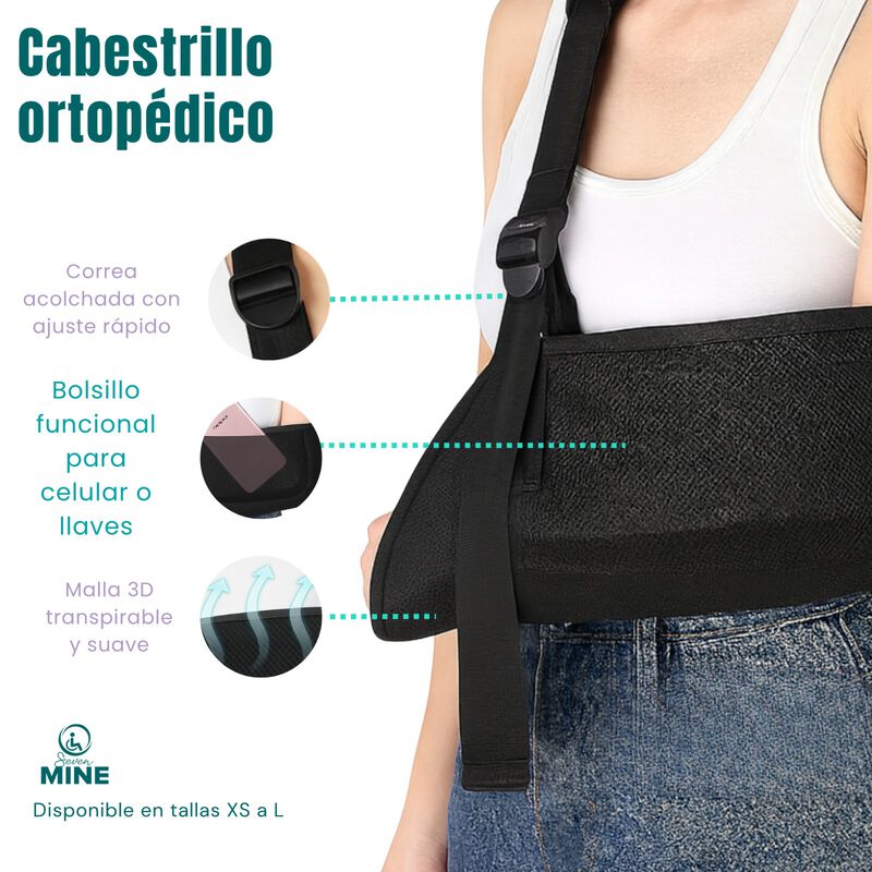 Cabestrillo Inmovilizador Transpirable Con Sopo... image number null