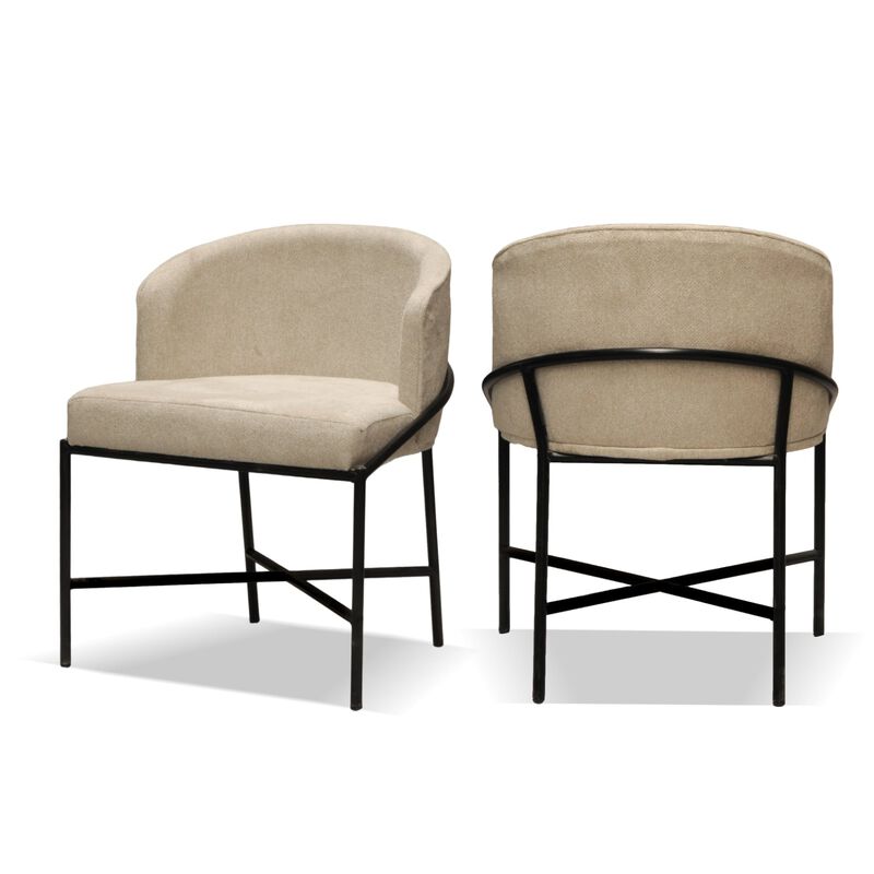 Set 2 Sillas Para Comedor Antara Diseño Curvo M... image number null