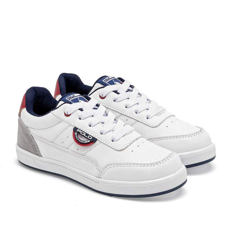 Polo exchange Tenis urbano para ni&ntilde;o. Blanco gr... image number null