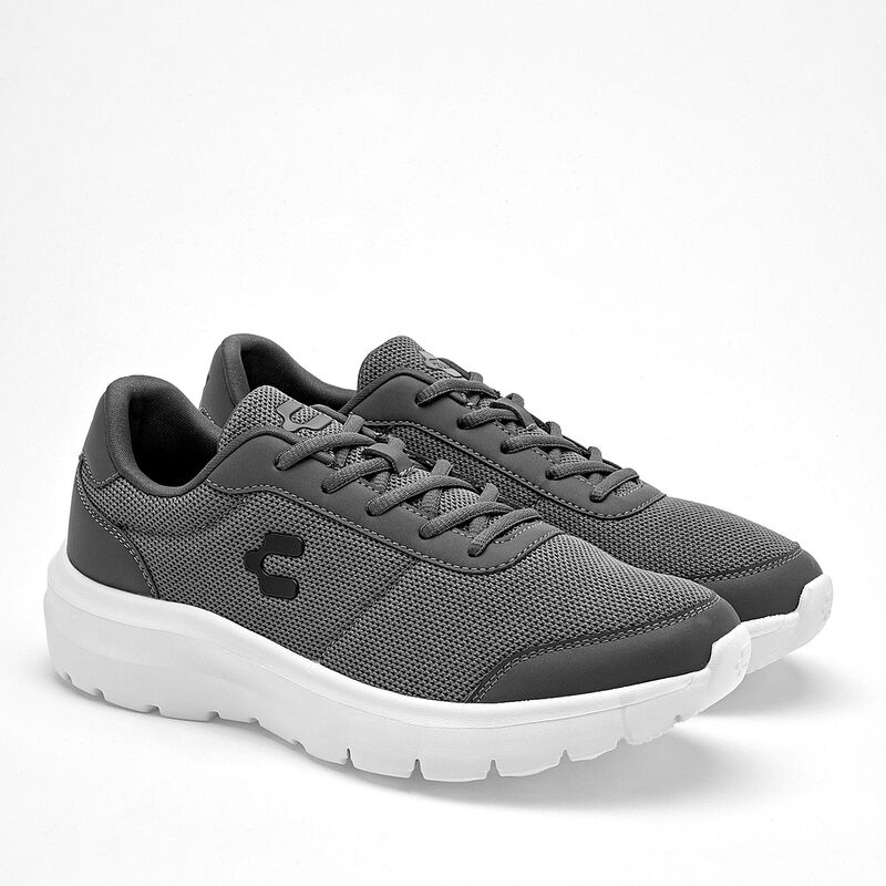 Charly Tenis Deportivos Para Ni&ntilde;o Gris Cod 1358... image number null