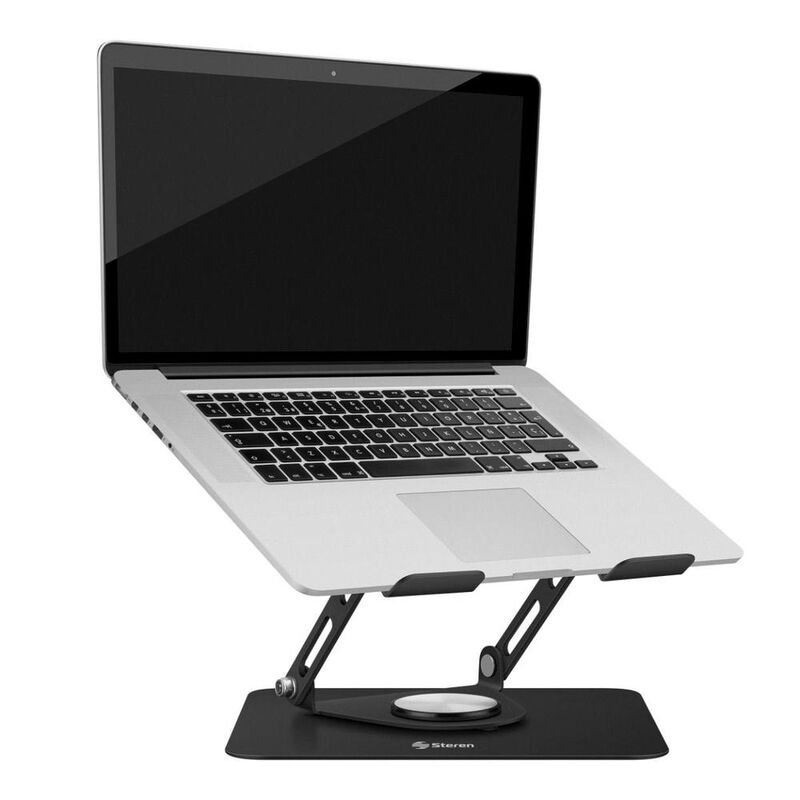 Soporte met&aacute;lico giratorio para laptop image number null