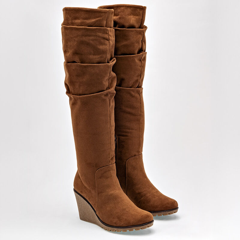 Catalina Bota para mujer camel image number null