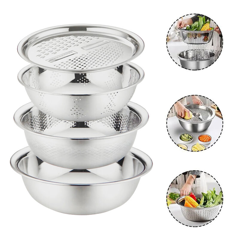 Juego de Ensaladeras Multifuncional 3 en 1 Aqui... image number null