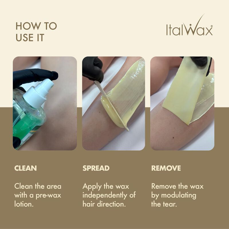 Hard Wax Beads Italwax, Chocolate Blanco, 1 Kg,... image number null