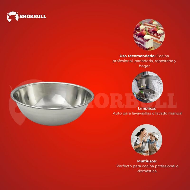 Juego De 6 Bowls De Aero Inoxidable Shorbull Me... image number null