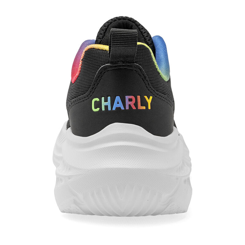 Charly Tenis Deportivo Para Mujer Negro Cod 129... image number null