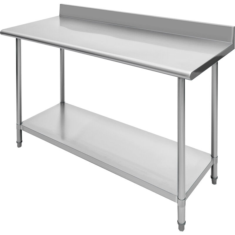 Mesa A Pared 100% Acero Inoxidable Ajustable 15... image number null
