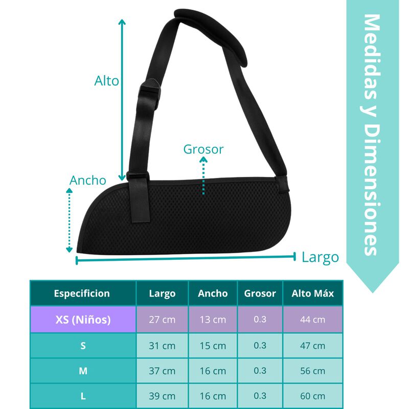 Cabestrillo Inmovilizador Transpirable Con Sopo... image number null