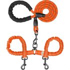 Correa Doble Mingxpets Bungee 3.6&ndash;15.8 kg Naranja Reflectante