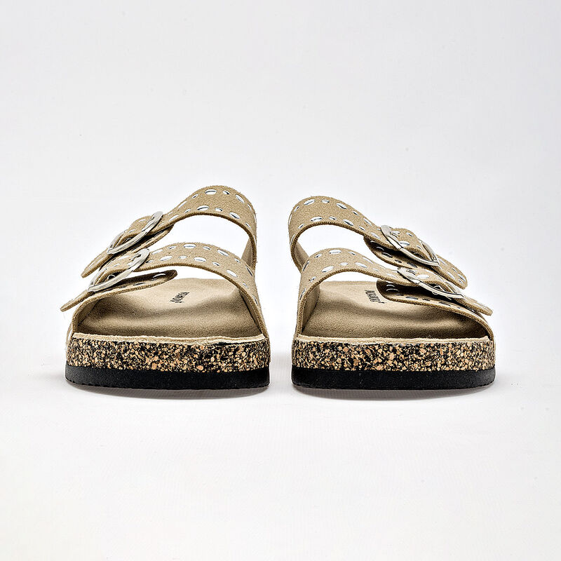 Moramora sandalia piso para mujer beige cod 141... image number null