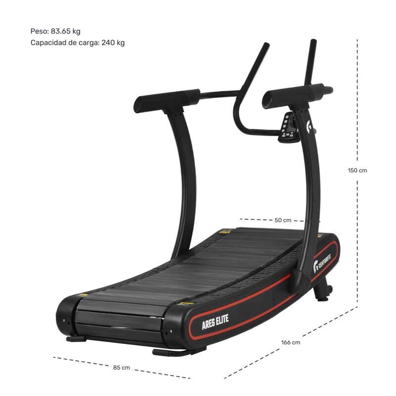 Caminadora Curva Mec&aacute;nica Alto Rendimiento 8 Re... image number null