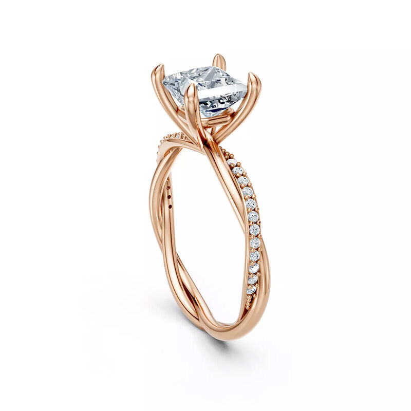 Anillo De Compromiso - Pav&eacute; - Amore595-pr-cz image number null