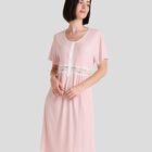 Camis&oacute;n de Mujer M/C con Canale y Puntilla Rosa