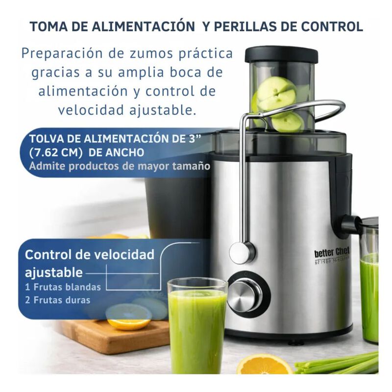 Extractor De Jugo Better Chef Para Frutas Y Ver... image number null