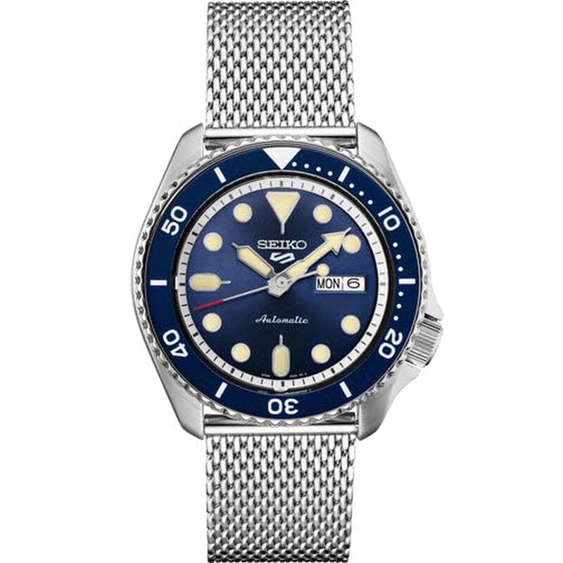 Reloj Seiko Srpk71, Anal&oacute;gico, De Cuarzo, Azul,... image number null