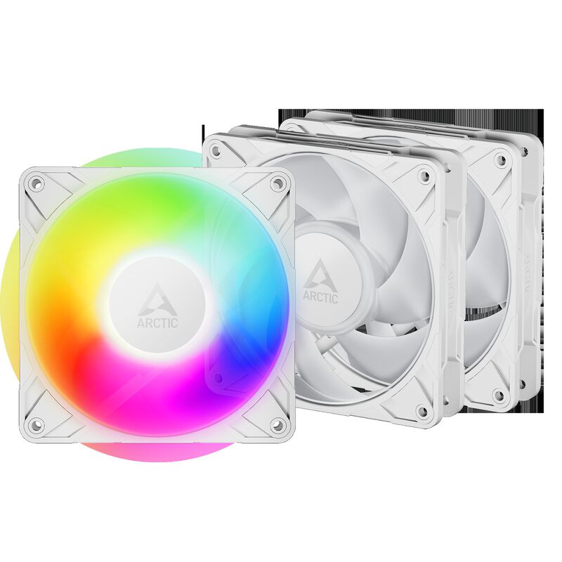Arctic Ventilador P12 Pro A-rgb (white) - 3 Pac... image number null