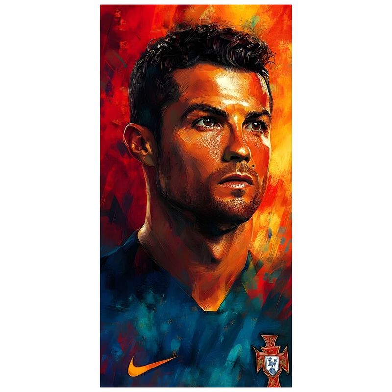 Cuadro Decorativo F&uacute;tbol 90x122cm Ronaldo image number null