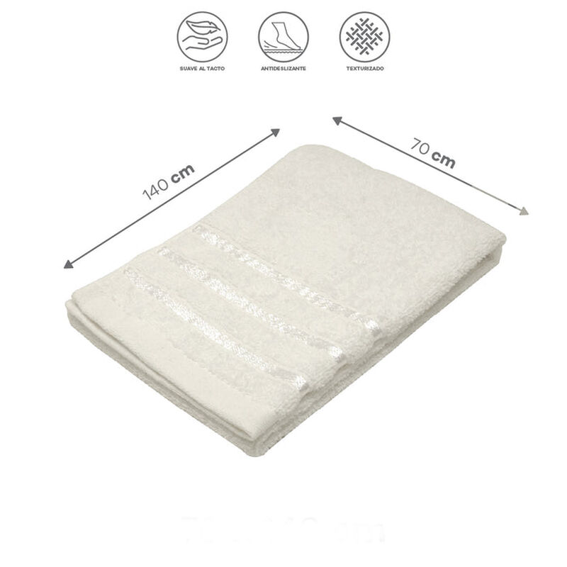 Set de 3 Toallas de Ba&ntilde;o Grande 70x140 cm - Col... image number null