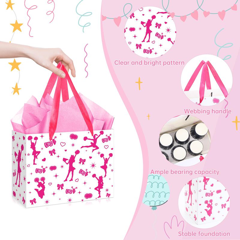 Set De Fiesta Rosa Para Animadoras Con Bolsa De... image number null