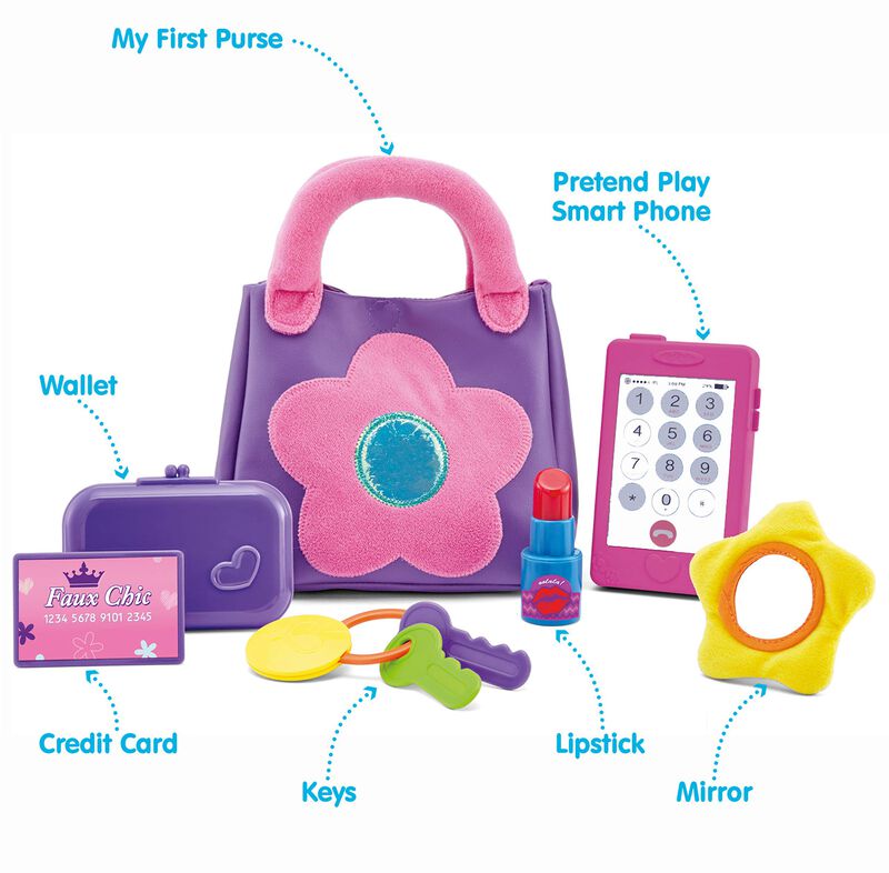 Monedero Pretend Play Kidoozie My First Purse C... image number null