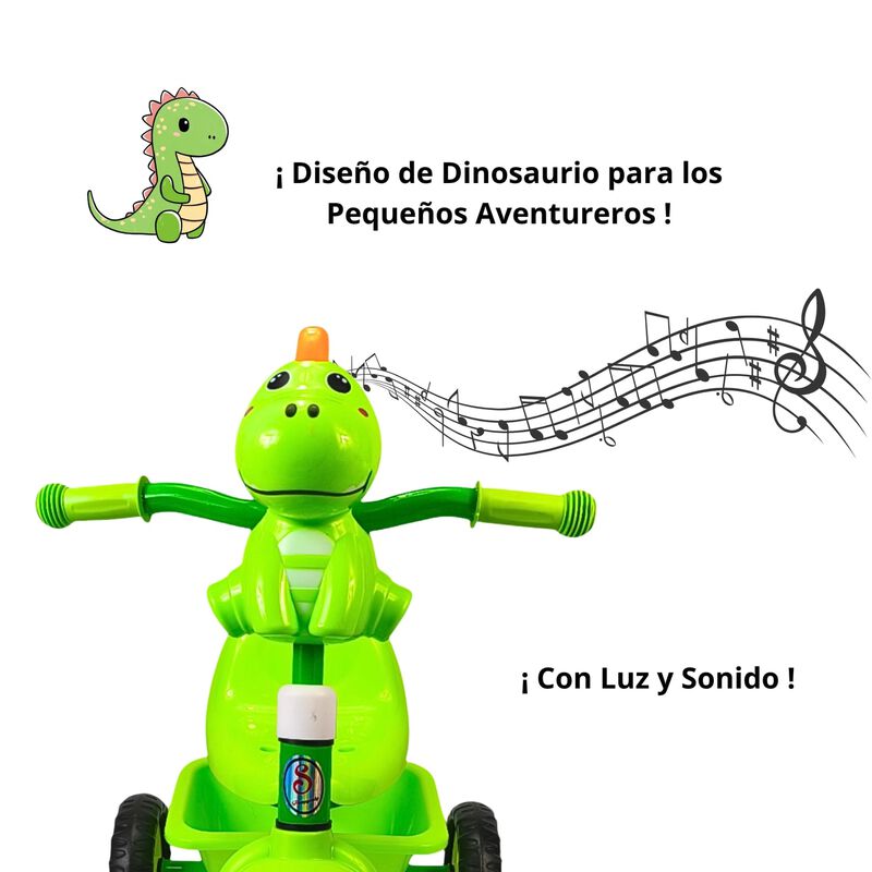 Triciclo Infantil Con Luz Y Sonido Para Ni&ntilde;os 3... image number null