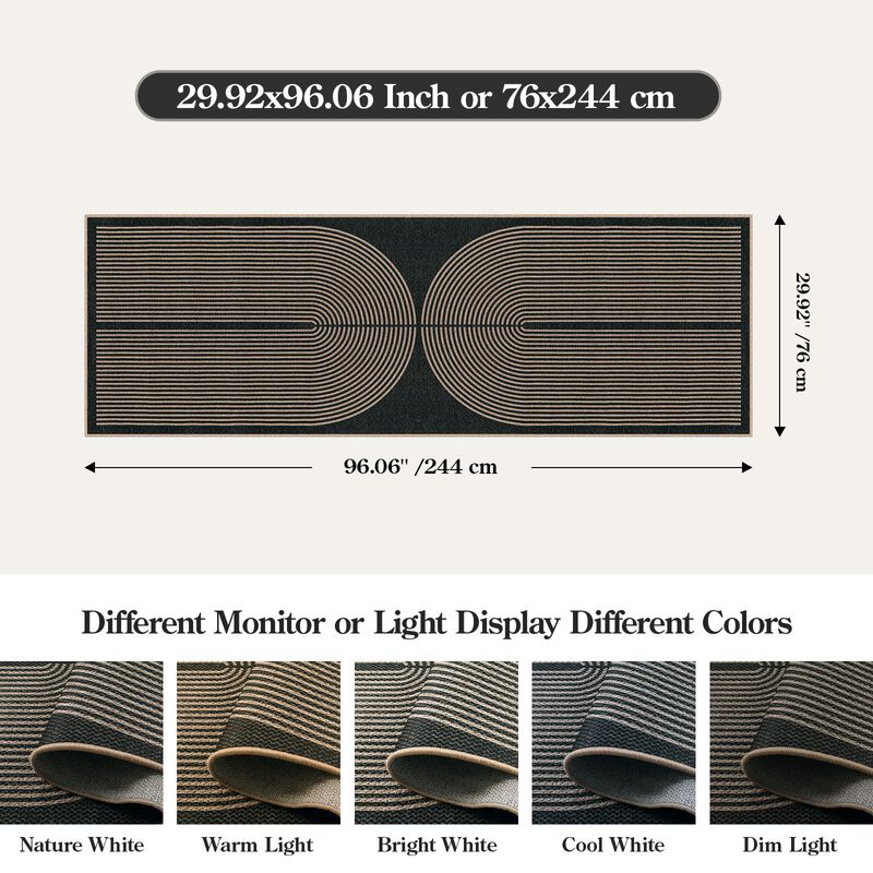 Alfombra Lahome Rainbow Runner 61x183 Cm Lavabl... image number null