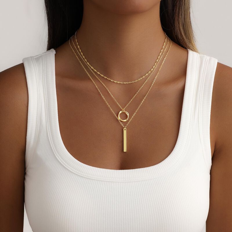 Juego De Collares Apilables Jecomy 15‑18,5 cm C... image number null