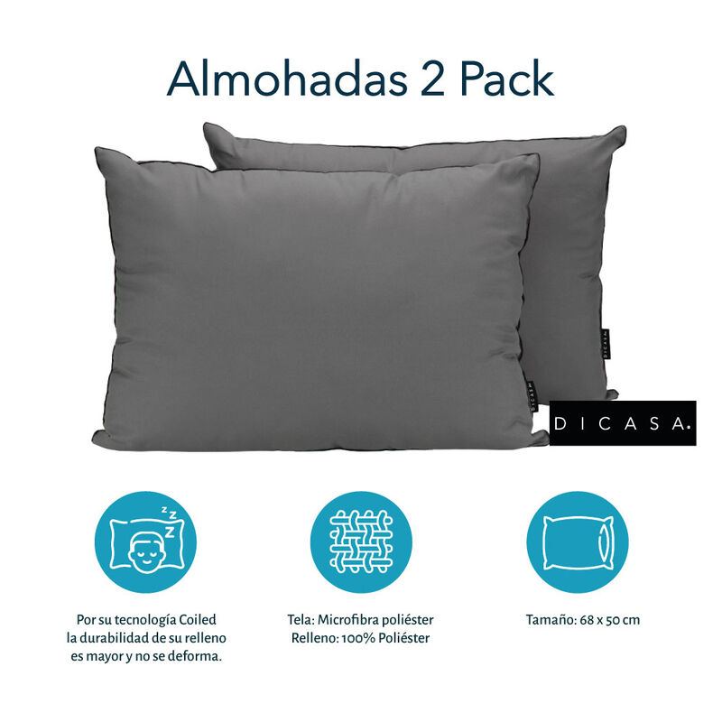 Sábanas Matrimonial Spring Air Azul + Almohada ... image number null