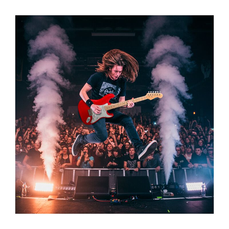 Guitarra El&eacute;ctrica Accesorios Rojo + Amplificad... image number null